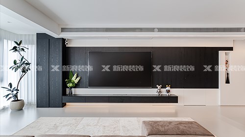 私宅美學(xué)180㎡ 黑白極簡主義空間|長沙全屋整裝